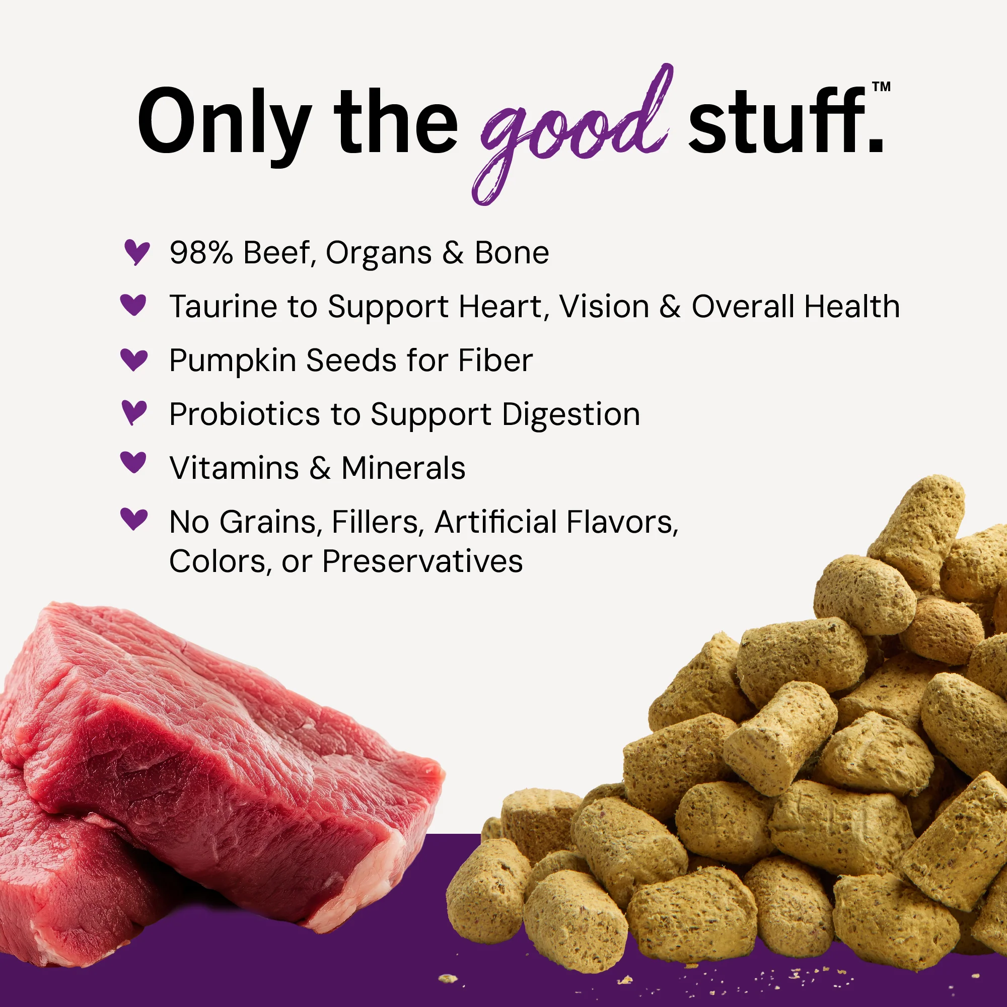 Bountiful Beef Freeze-Dried Raw Dinner Morsels for Cats - Image 5