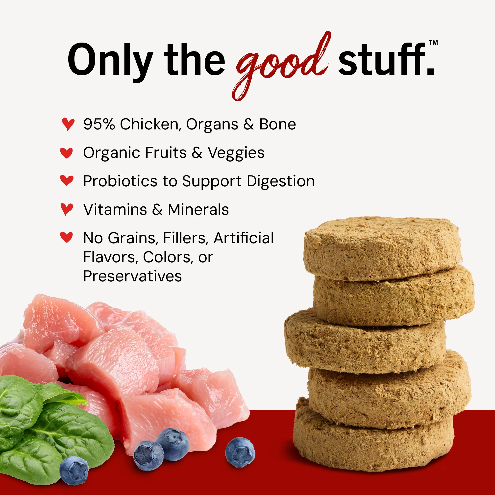 Chewy’s Chicken Freeze-Dried Raw Dinner Patties for Dogs - Image 5