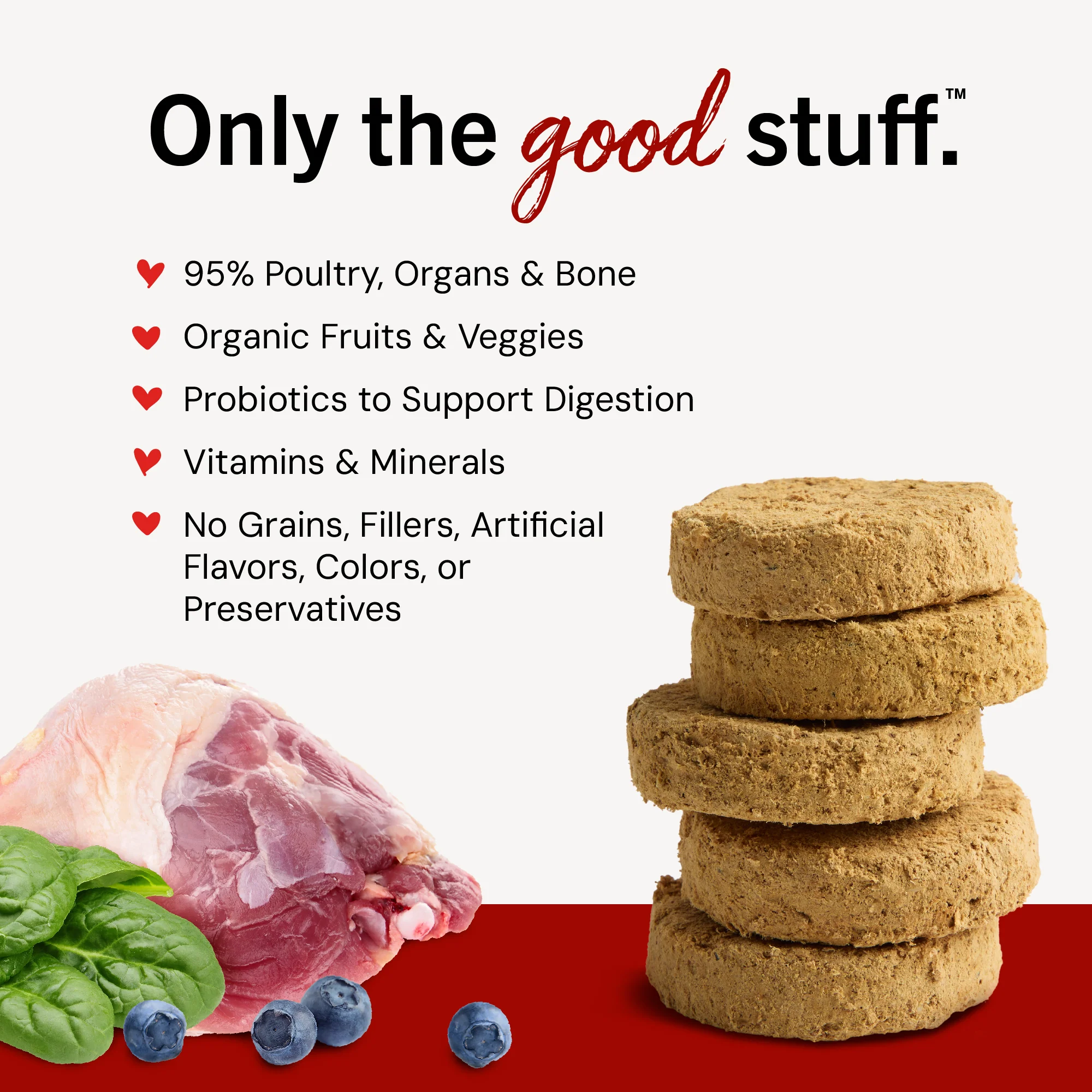 Duck Duck Goose Freeze-Dried Raw Dinner Patties for Dogs - Image 5