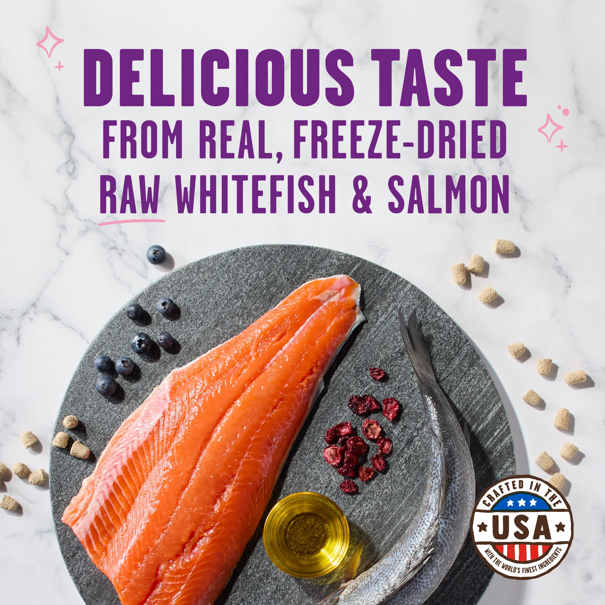 Meowfulls Whitefish & Salmon Cat Treats - Image 4