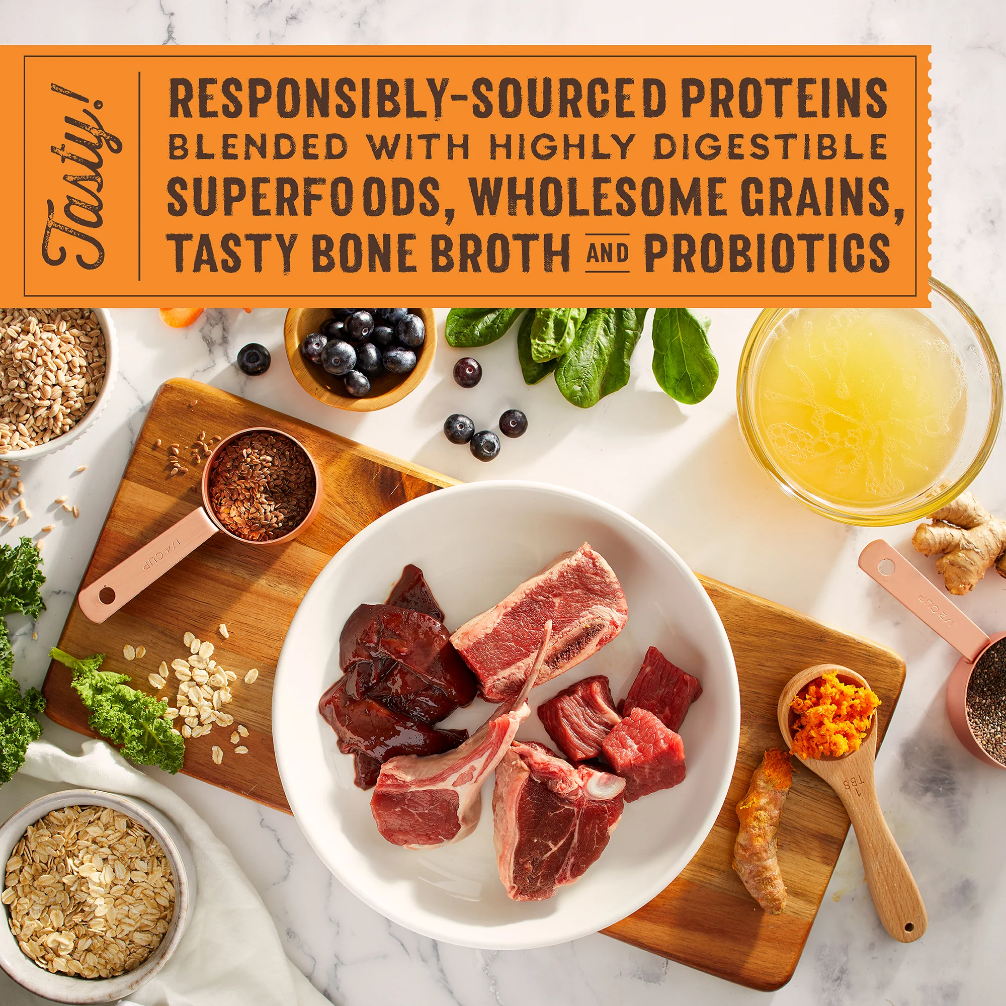SuperBlends Raw Blend Beef, Beef Liver & Lamb Recipe + Superfoods for Dogs - Image 3