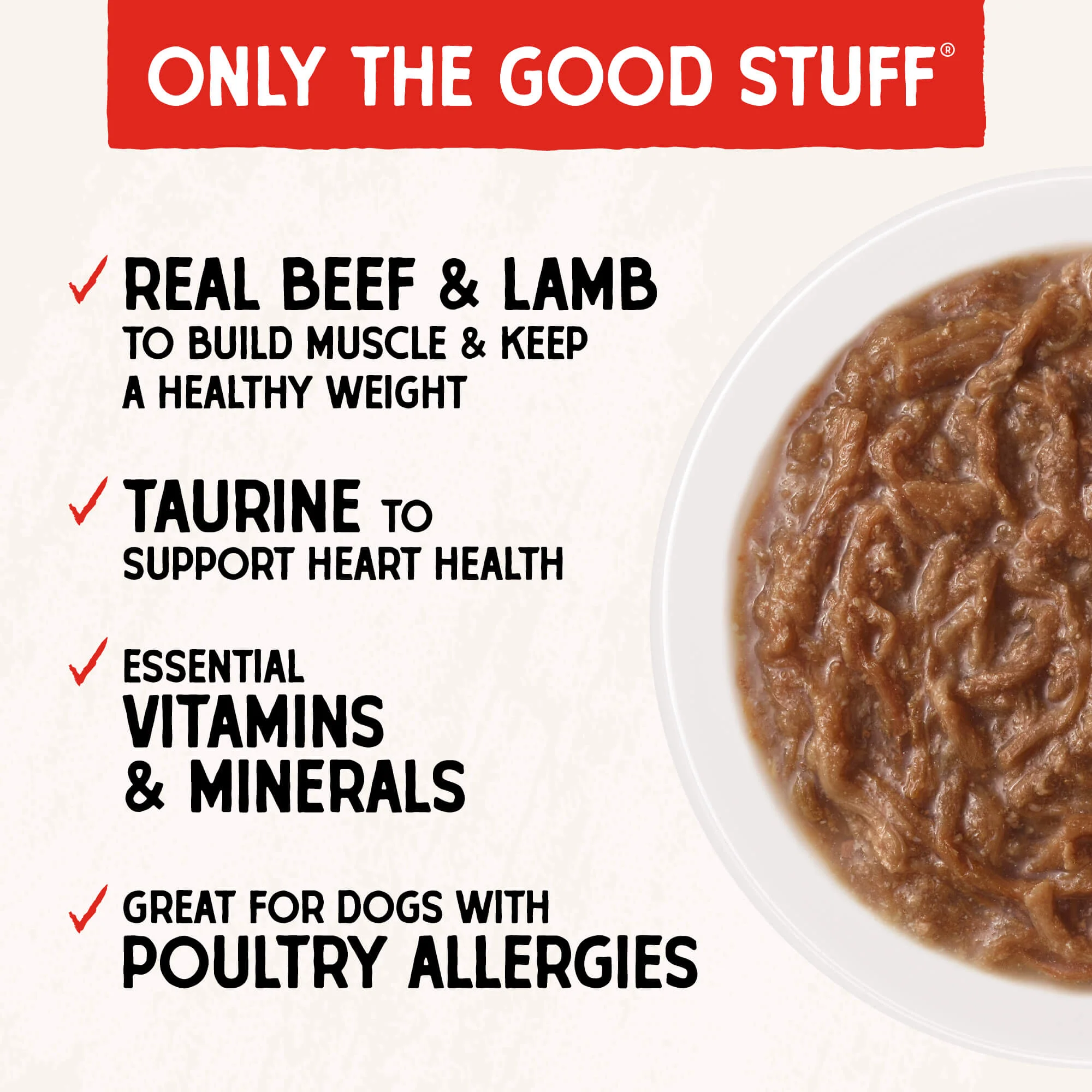Stella's Shredrs Beef & Lamb Recipe in Broth for Dogs - Image 3
