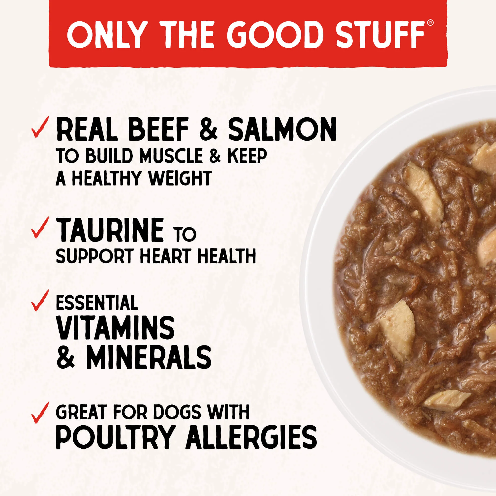 Stella's Shredrs Beef & Salmon Recipe in Broth for Dogs - Image 3