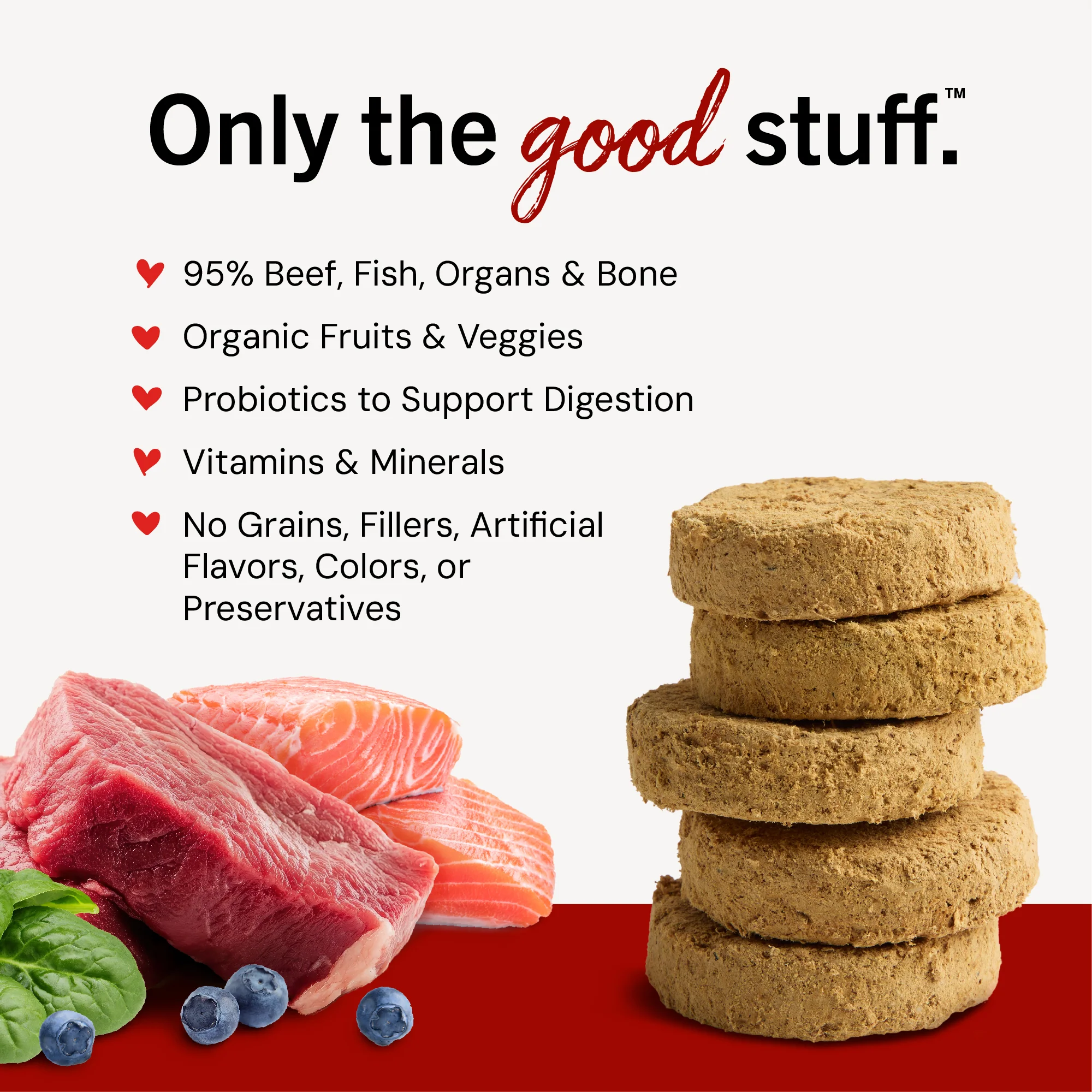 Surf ‘N Turf Freeze-Dried Raw Dinner Patties for Dogs - Image 5