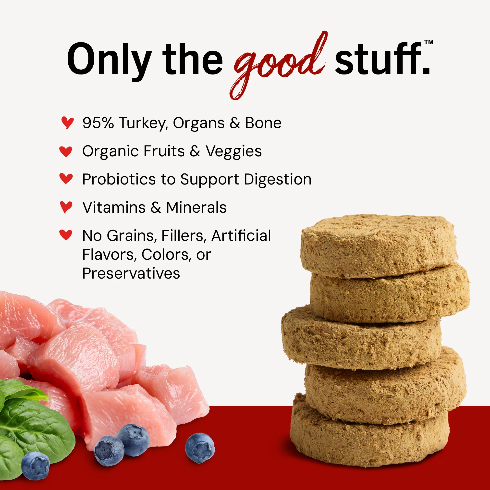 Tantalizing Turkey Freeze-Dried Raw Dinner Patties for Dogs - Image 4
