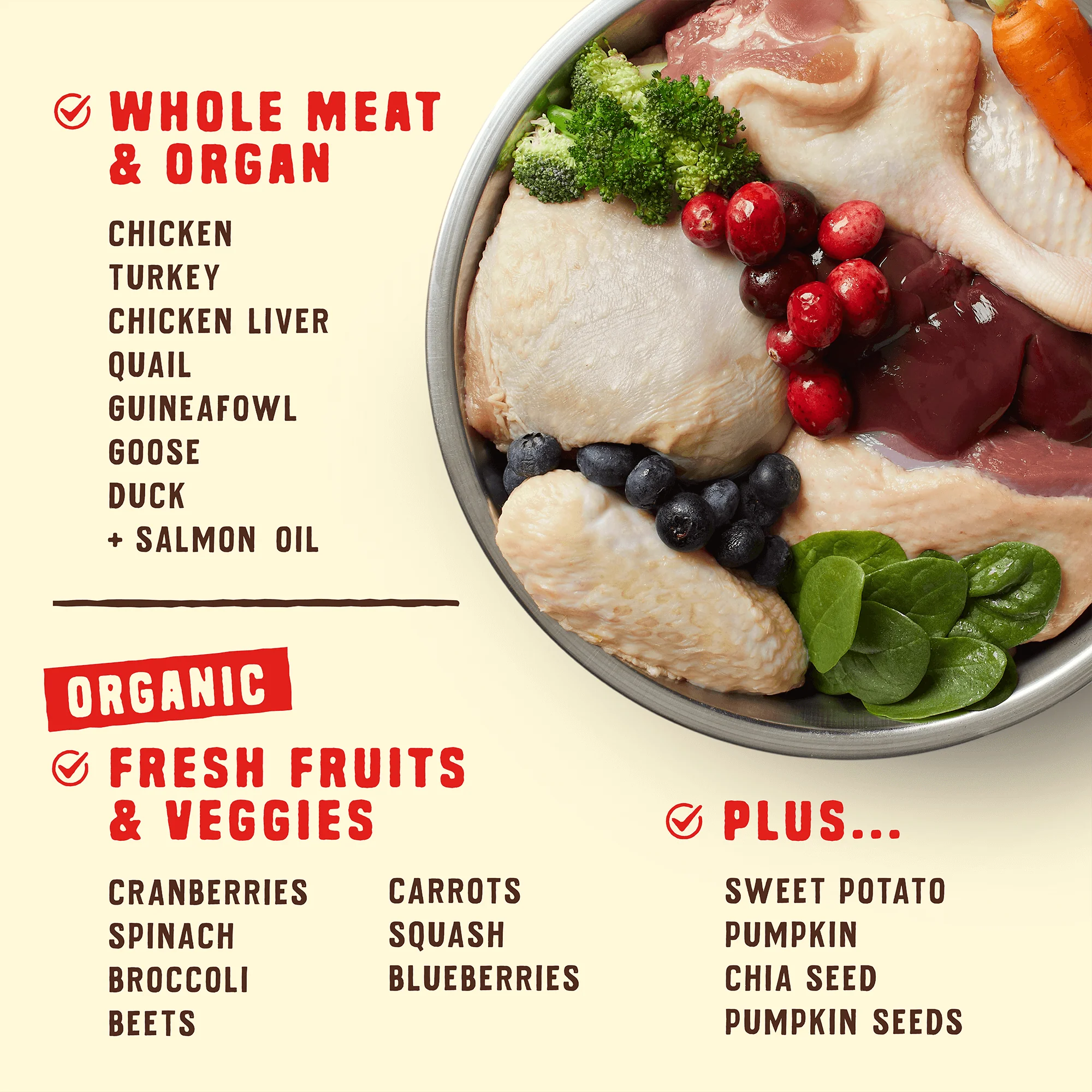 Wild Red Raw Blend Grain & Legume Free Prairie Recipe for Dogs - Image 3