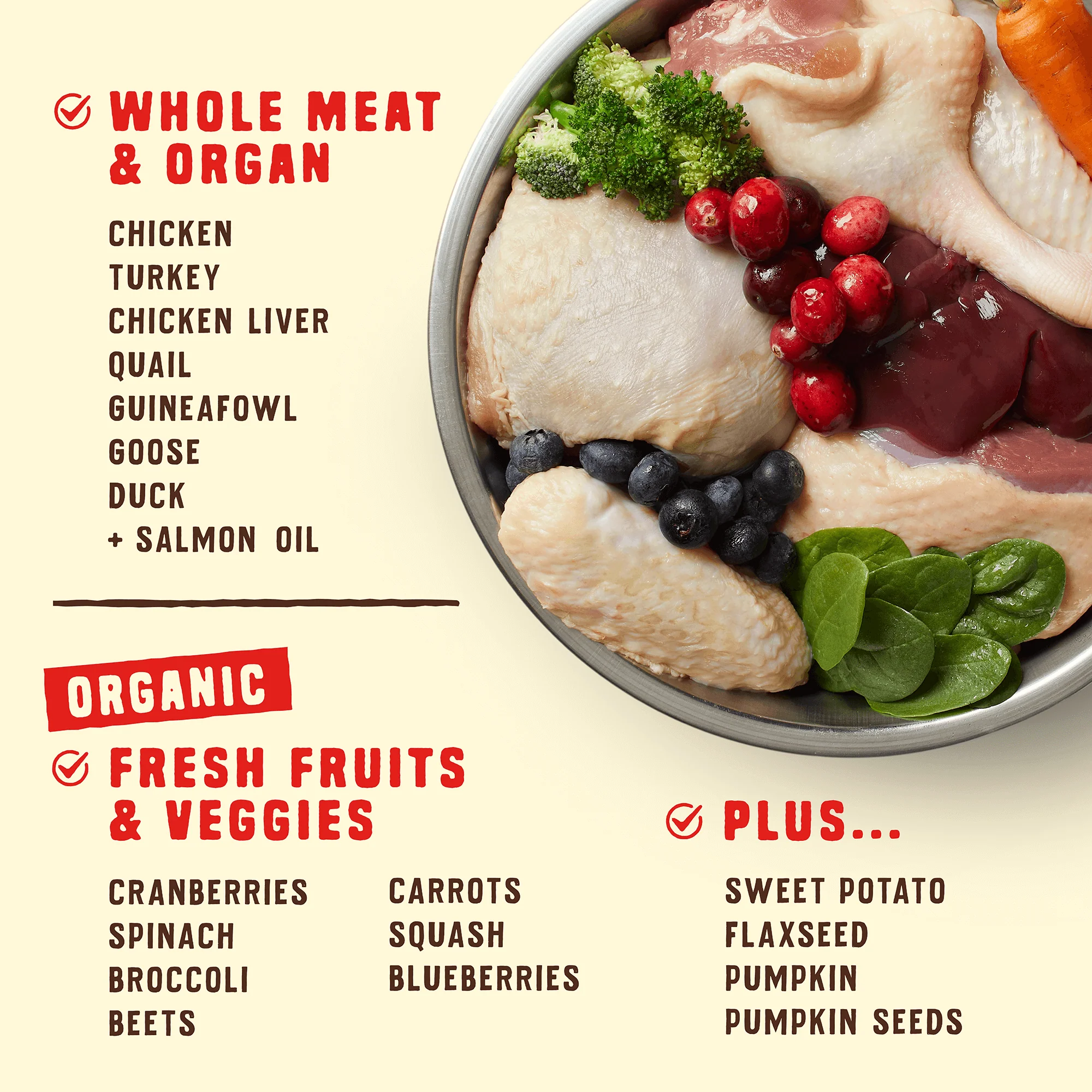 Wild Red Raw Coated Grain & Legume Free Prairie Recipe for Puppies - Image 3