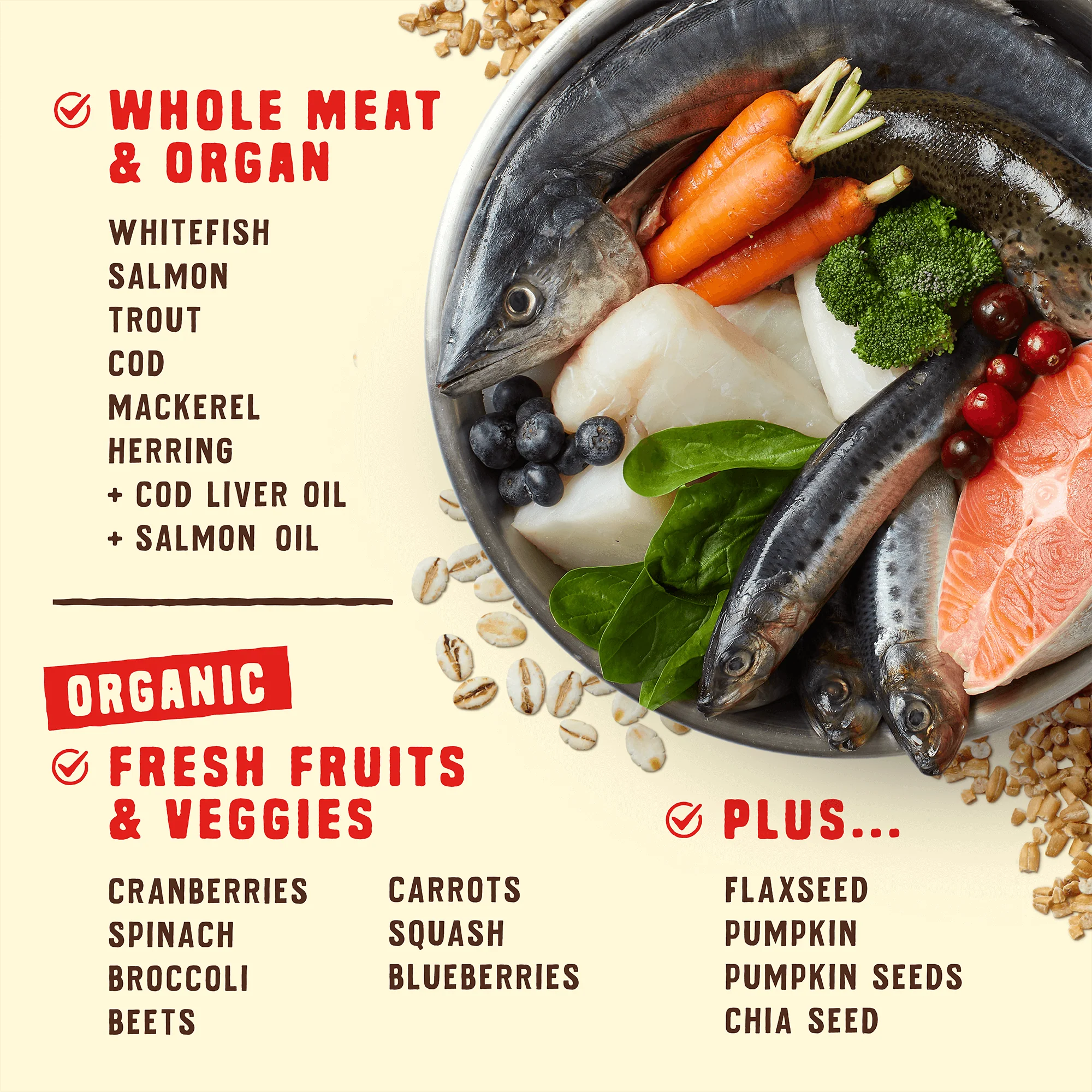 Wild Red Raw Coated Wholesome Grains Ocean Recipe for Dogs - Image 3