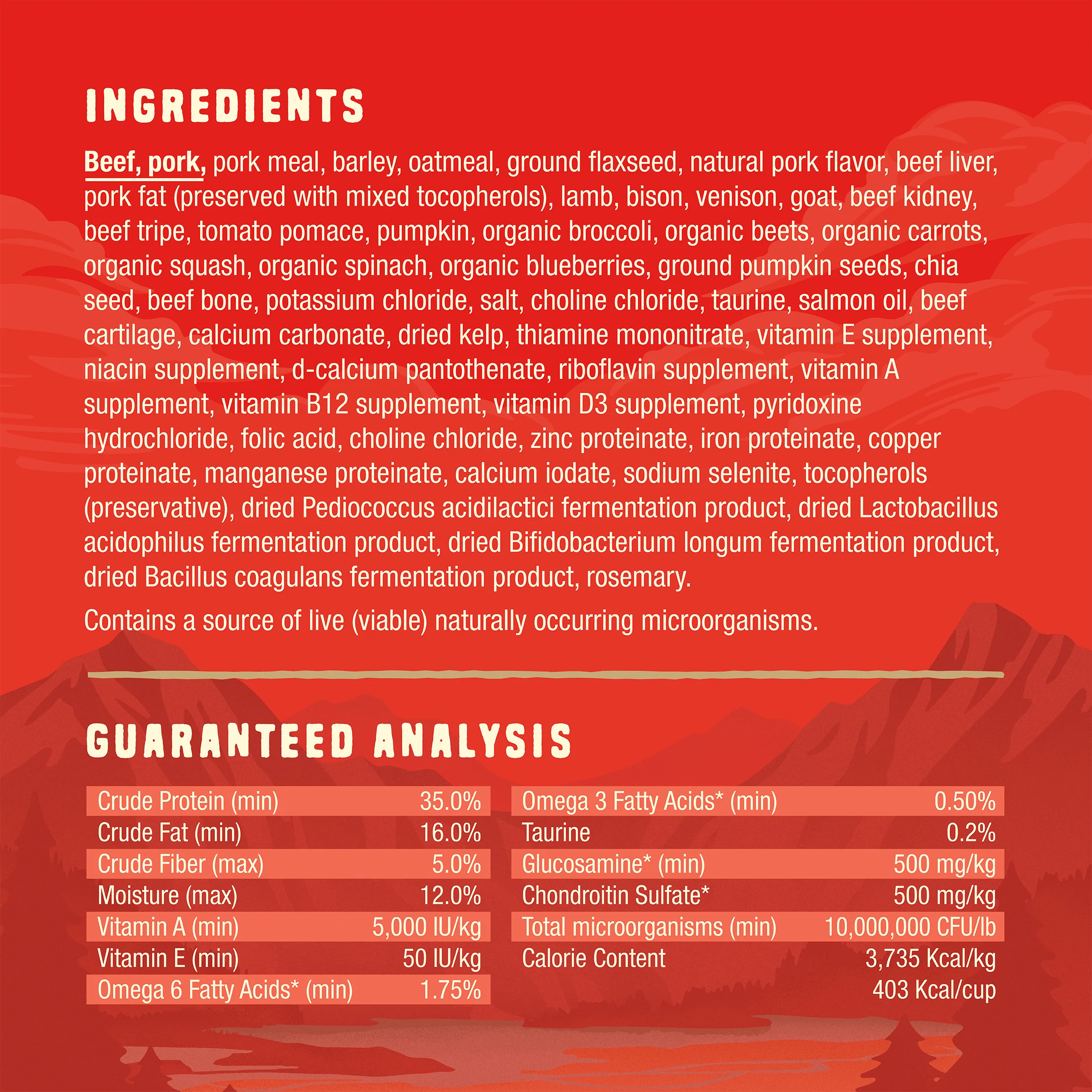 Wild Red Raw Coated Wholesome Grains Red Meat Recipe for Dogs - Image 4